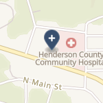 Henderson County Community Hospital on map
