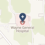 Wayne General Hospital on map