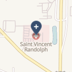 St Vincent Randolph Hospital Inc on map