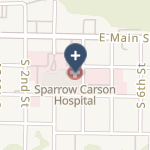 Sparrow Carson Hospital on map