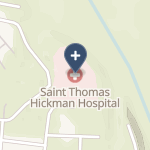 Saint Thomas Hickman Hospital on map