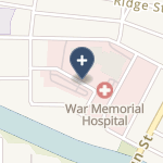 Chippewa County War Memorial Hospital on map
