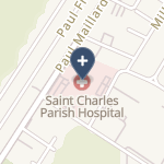 St Charles Parish Hospital on map