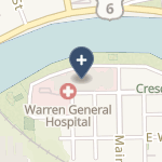 Warren General Hospital on map