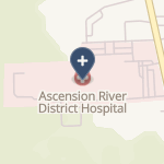 St John River District Hospital on map