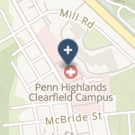 Penn Highlands Clearfield on map