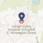 Lehigh Valley Hospital-Schuylkill E. Norwegian Str on map