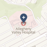 Allegheny Valley Hospital on map