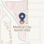 Medical City North Hills on map