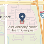 St Anthony North Health Campus on map