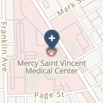 Mercy St Vincent Medical Center on map