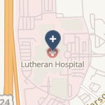 Lutheran Hospital Of Indiana on map
