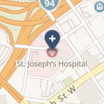 St Joseph's Hospital on map