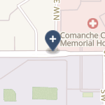 Comanche County Memorial Hospital on map