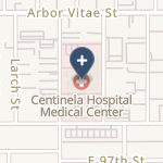 Centinela Hospital Medical Center on map