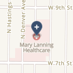 Mary Lanning Healthcare on map