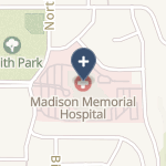 Madison Memorial Hospital on map
