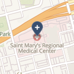 Saint Mary's Regional Medical Center on map