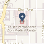 Kaiser Foundation Hospital - Zion on map