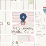 Mary Greeley Medical Center on map