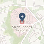 St Charles Hospital on map