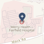 Mercy Hospital Fairfield on map