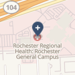 Rochester General Hospital on map