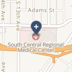 South Central Reg Med Ctr on map