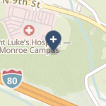 St Luke's Hospital - Monroe Campus on map