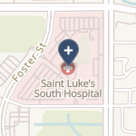 Saint Luke's South Hospital on map