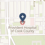 Provident Hospital Of Chicago on map