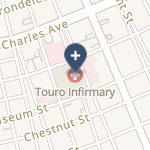 Touro Infirmary on map
