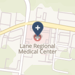 Lane Regional Medical Center on map