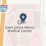 Mercy Hospital St Louis on map