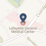 Lafayette General Medical Center on map
