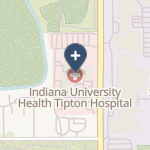 Indiana University Health Tipton Hospital Inc on map
