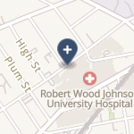 Robert Wood Johnson University Hospital on map