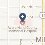 Avera Hand County Memorial Hospital And Clinic on map