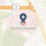 William w Backus Hospital on map