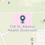 Chi St Alexius Health Dickinson on map