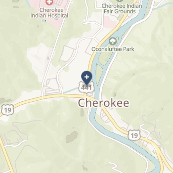 Cherokee Indian Hospital Authority on map