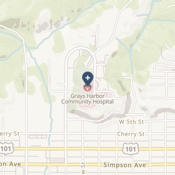 Grays Harbor Community Hospital on map