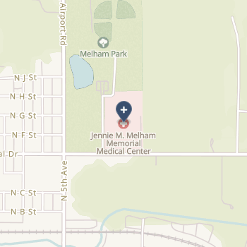 Jennie m Melham Memorial Medical Center on map