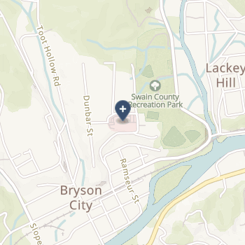 Swain County Hospital on map