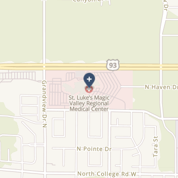 St Luke's Magic Valley Rmc on map