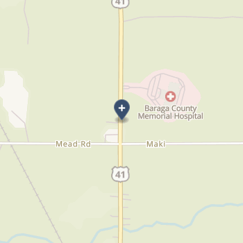 Baraga County Memorial Hospital on map
