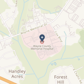 Wayne Memorial Hospital on map