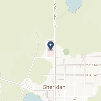 Sheridan Community Hospital on map