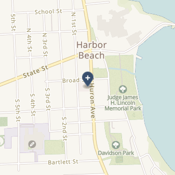 Harbor Beach Community Hospital on map