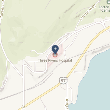Three Rivers Hospital on map